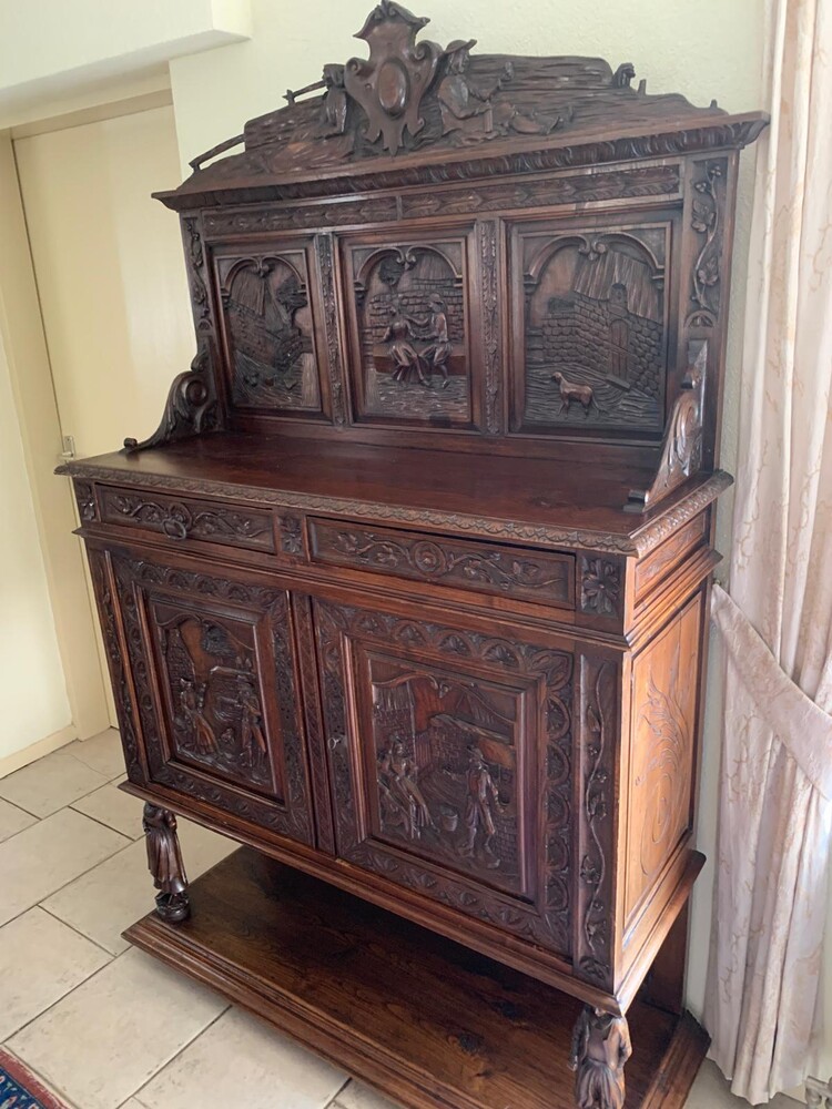 Exquisite Breton Cabinet and Dresser